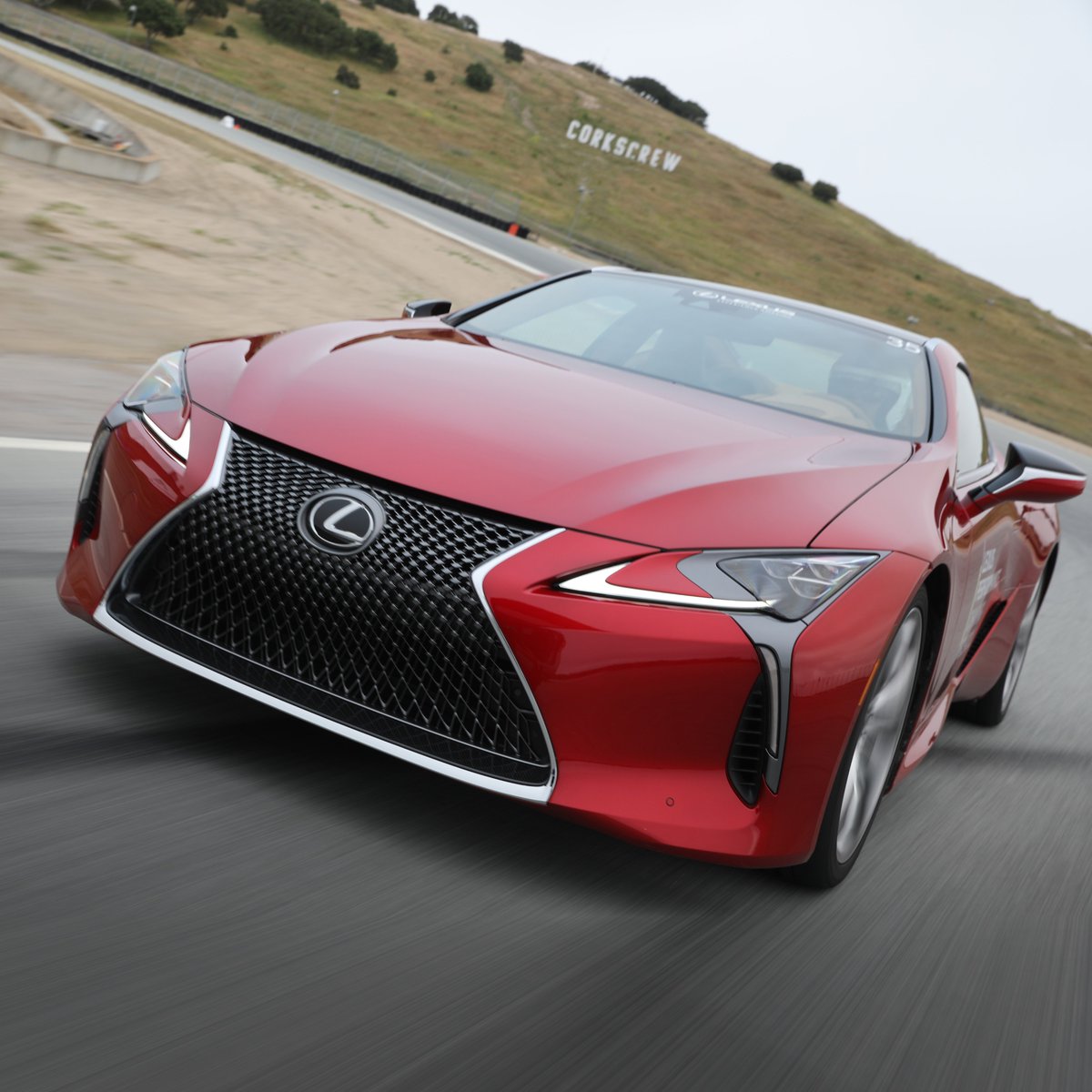 Lexus's tweet photo. Performance was on display, and in the hands of some outstanding students at last weekend’s Lexus Performance Driving School. Be there for the next one this August: https://t.co/lQF1VTO9fr #LexusPerformance #DrivingAmazing #LagunaSeca #Monterey #LexusLC @scottpruett01 https://t.co/iuOl2dA9Ua
