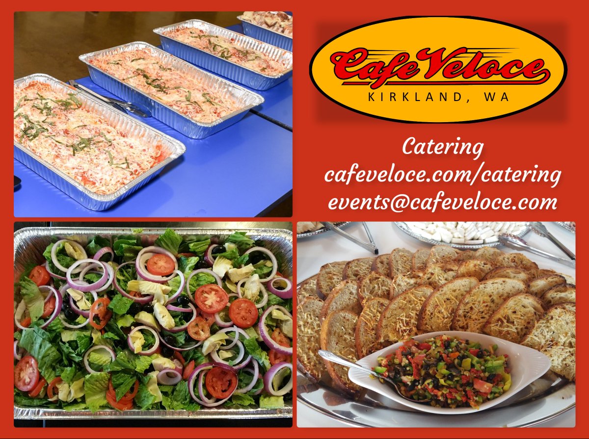 CafeVeloce's tweet photo. #GradParties, Office Parties, #Weddings, #TeamDinners, Summer #Picnics... #CafeVeloce Has Your #Summer #Catering Options Covered.

Contact Our Catering Coordinator (events@cafeveloce.com) to Perfect Each Detail of Your Order. Catering Menu: https://t.co/JxtfMFFFrc

#Kirkland https://t.co/PeIfwbEPbI