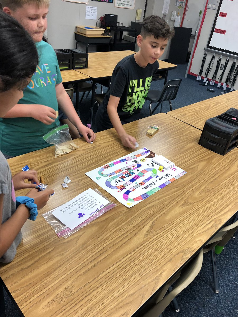 MrsKrusesClass's tweet photo. They worked so hard creating their math board games & they turned out better than I could have imagined. 👍 They had so much fun playing each other’s game. @RobisonES #successatRES #CFISDspirit https://t.co/sM0eEU5K8G