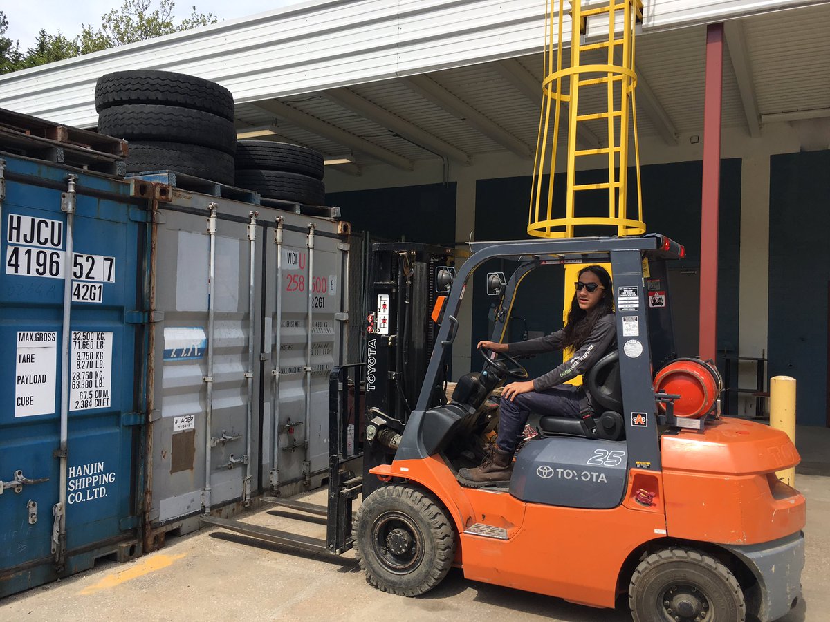 Our initial Youth Trades Sampler students getting their forklift tickets! Along with OFA 1 and WHMIS, they are ready to safely enter the workforce! #tradestraining #itayouth