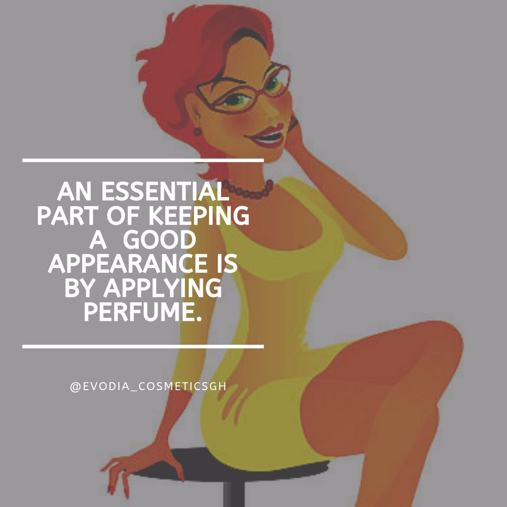 EvodiaCosmetics's tweet photo. Apply some perfume, it is essential in keeping a good appearance. 

#evodiacosmetics #perfumes #Men #Women #DSTV #goodappearance https://t.co/5CZYf9WWPQ