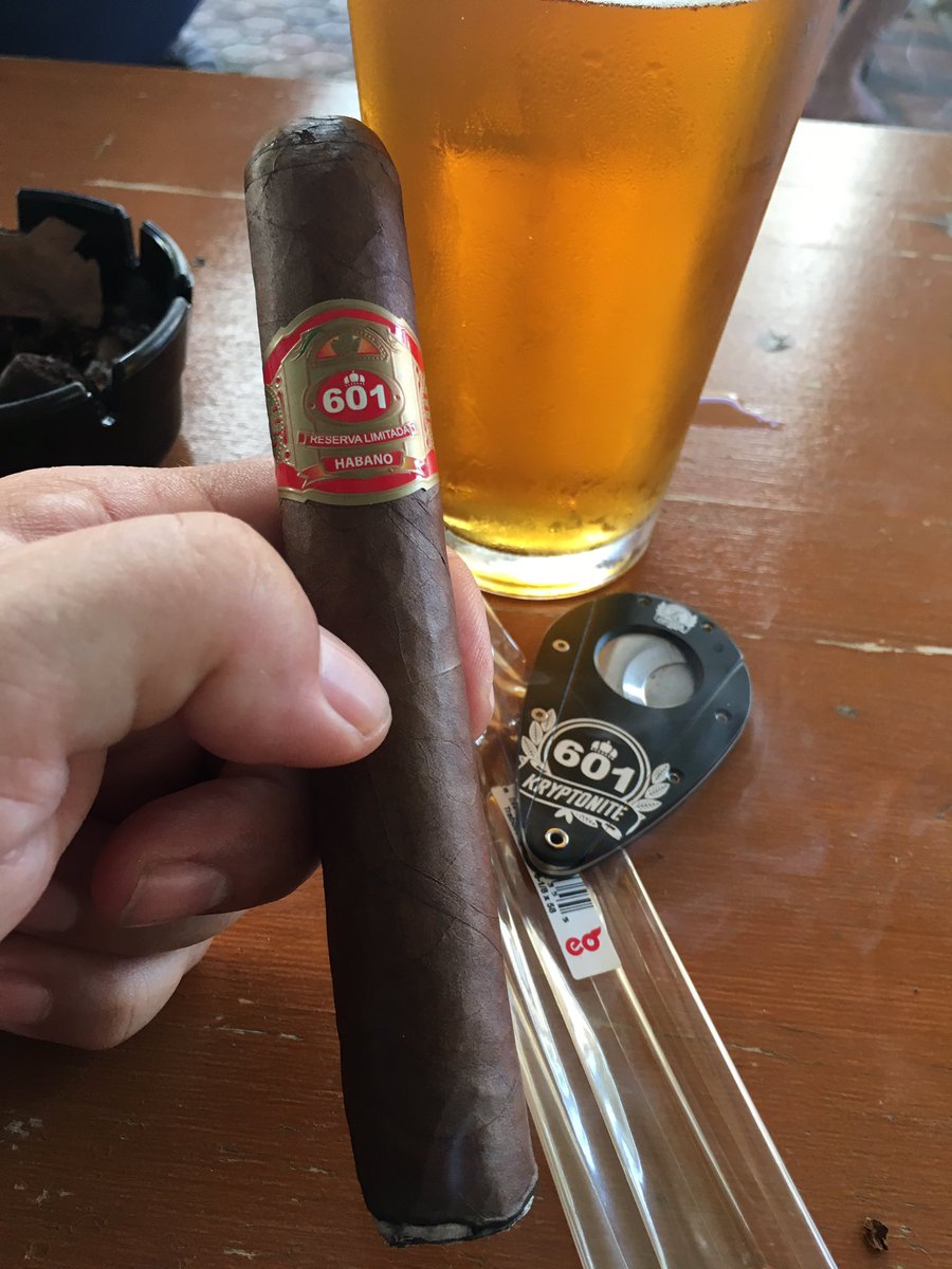 Round 2, old school 601 Habano! #601Day19 <a href="/EspinosaCigars/">Espinosa Cigars</a>