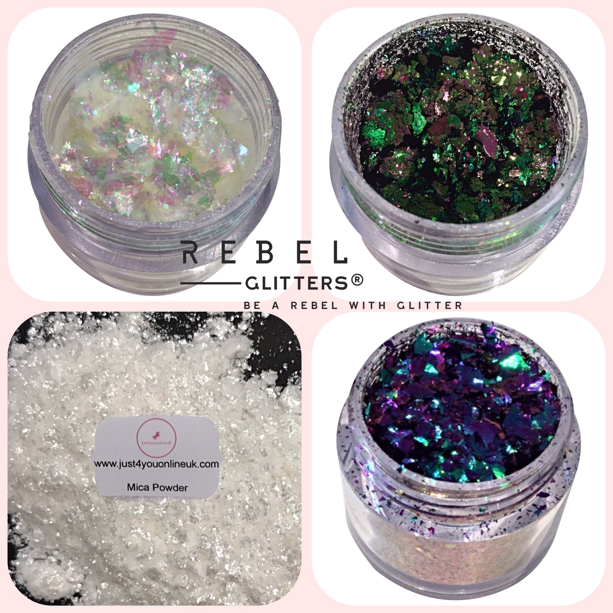 Portal Kommerciel Merchandiser Just4youonlineUK on Twitter: "Rebel Glitter Opal Flakes, shards of  gorgeousness 😂 and you only need a pinch to bling up anything!  https://t.co/VzJjn0KGy4 #rebelglitters #resinart #resinartist #glitter  #blingnails #creative #artistsoninstagram ...