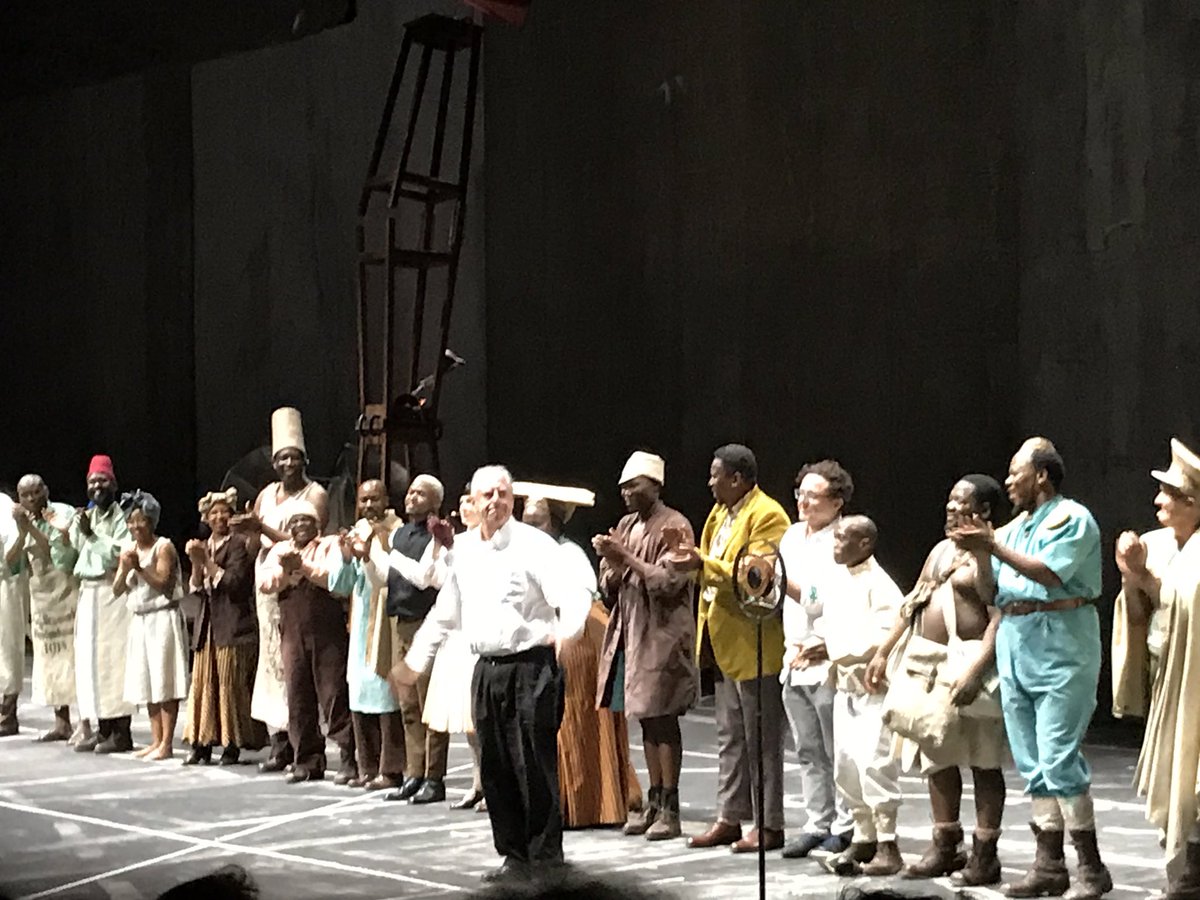 Tonight’s official opening of Holland Festival with William Kentridge’s monumental opera about Africa’s sacrifices in the first World War “The head &amp; the Load” #HF19 #Hollandfestival