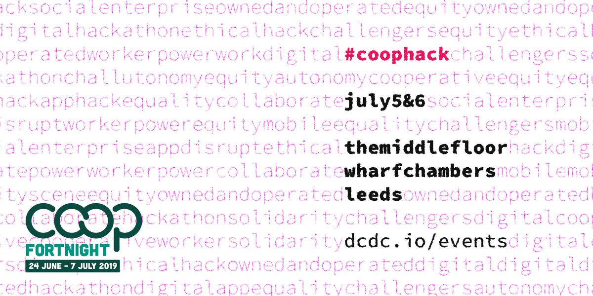 dcdcio's tweet photo. laptop - check, sleeping bag - check! Join us at #coophack for #coopfortnight in The Middle Floor @WharfChambersCC July 5th and 6th for a cooperative and maybe just a bit competitive good tech hackathon - https://t.co/i6XH40LJ4b 🍻 🍕 💻 https://t.co/EXch8hTGh3