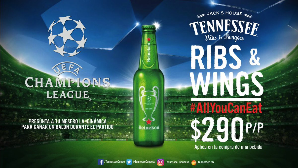 #UEFAChampionsLeague #Final #Tottenham #Liverpool #RibsWingsAllYouCanEat #Heineken #8Pantallas