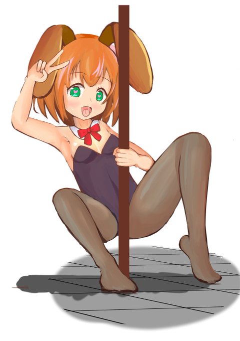 裏で同人エロゲ作ろうとしててCG描いてたんですけどなんかこれえっちになる気がしないんでアップしちゃいます。ウサ耳女の子 