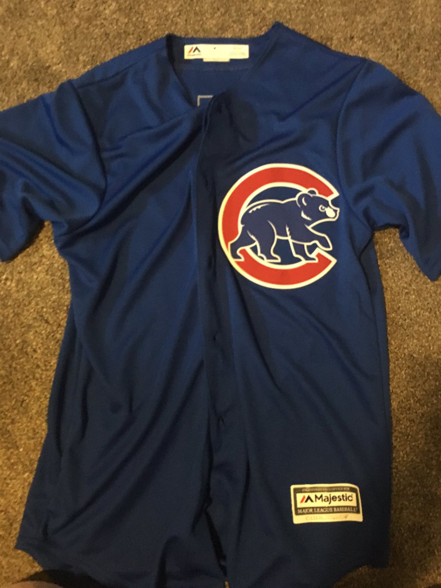 Avery_Carrico's tweet photo. Finally got my new CHICAGO CUBS @ARizzo44 jersey @Cubs @MLB https://t.co/gpO4qukWkb