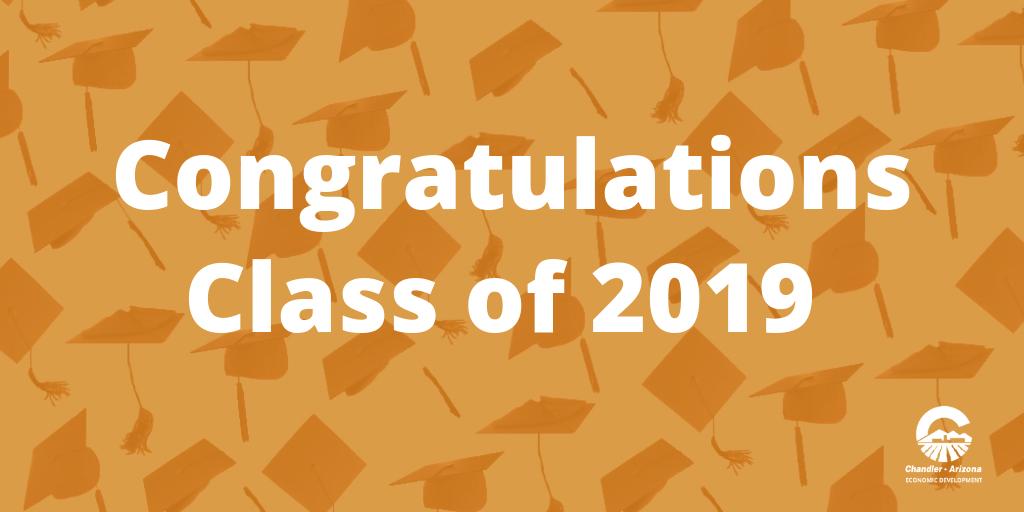 ChandlerEconDev's tweet image. Congratulations to all of our #ChandlerAZ Graduates! 🎓

You are the #workforce of the future and our entire community wishes you continued success as you pursue your education and career goals.

#Classof2019 #TopTalent #LoveChandler