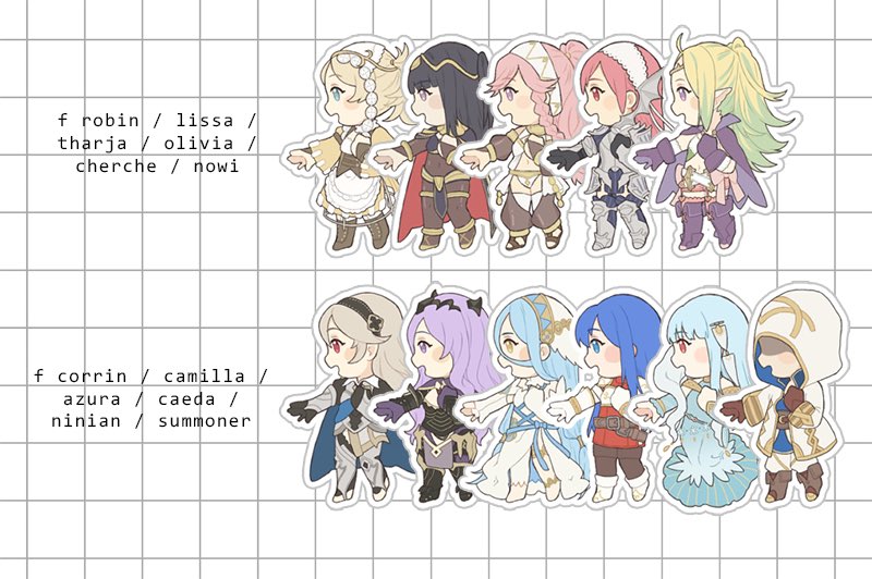 [FE STANDEE REQUEST THREAD]
since I have to send my next order for these very soon, I thought I'd ask who you guys would like to see? new characters to be sold at a-kon and AX!! 