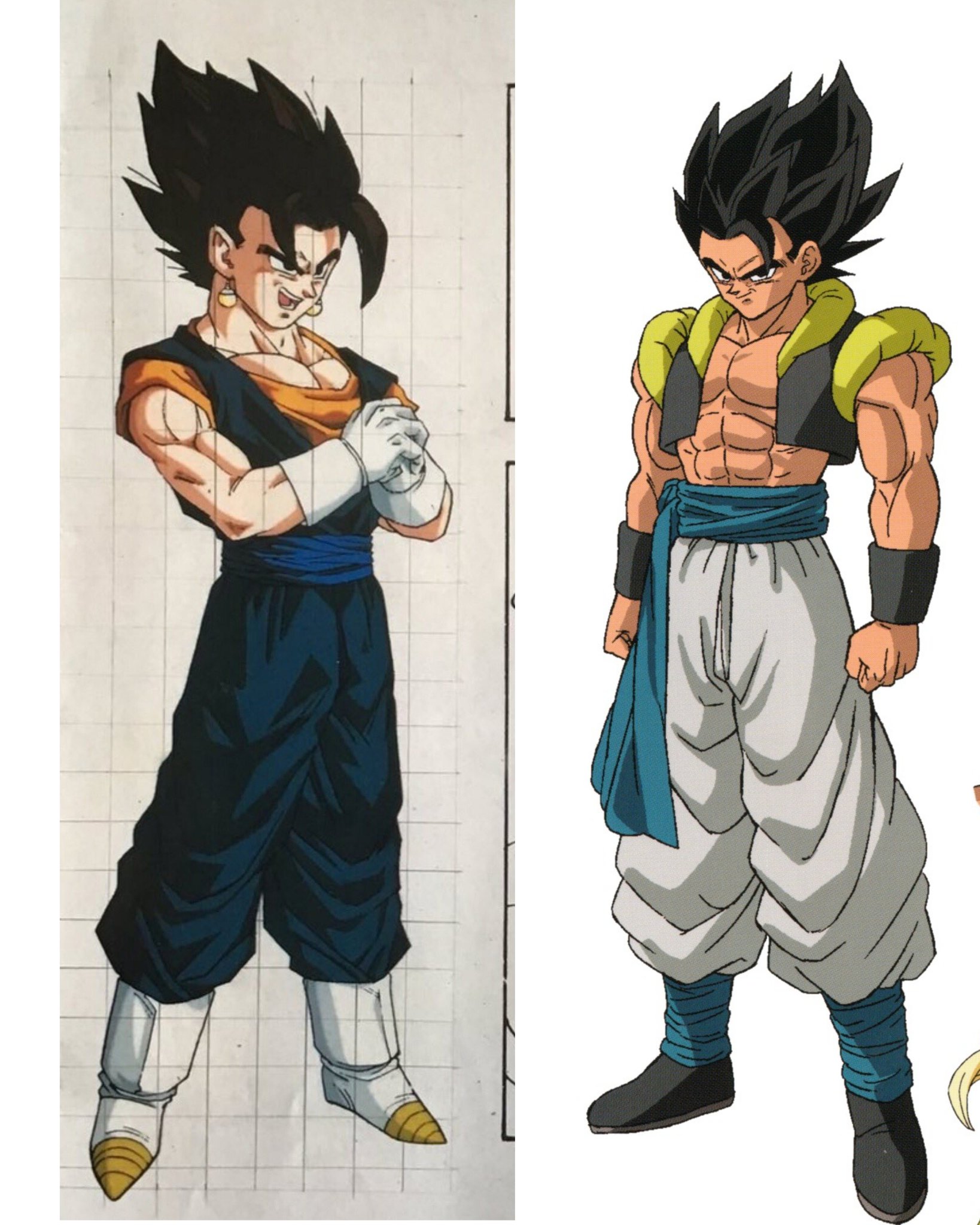 Vegetto vs Gogeta