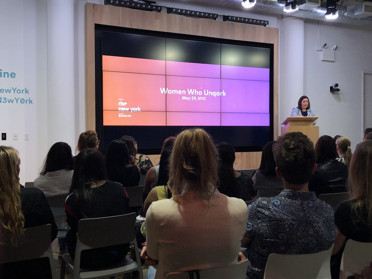 unqork's tweet photo. .@DrAnitaSands compares the absence of women in #tech to flying all of humanity on a plane with one wing. “#Diversity and #inclusion isn’t a nice thing to do. It’s a fundamental business imperative &amp; our industry depends on it.” #WomenWhoUnqork https://t.co/GUVQGLEnKu