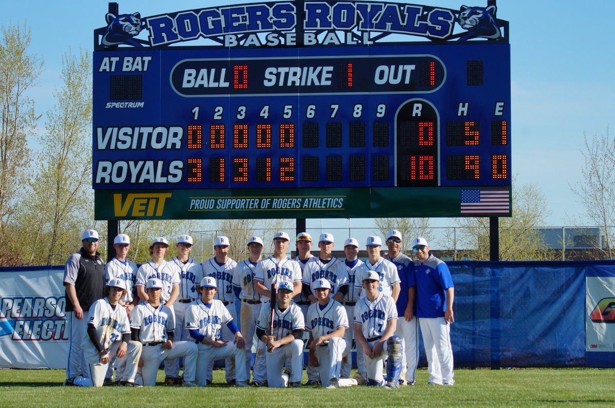 usa_veit's tweet photo. Veit & Company, Inc supported the local Rogers baseball teams (the high school programs, Rogers and Otsego youth programs, Rogers V.F.W., Rogers Red Devils and the Rogers Legion Post 531 teams) by donating funds for a new scoreboard.
https://t.co/nweZsWz2pF https://t.co/7Lh4tj75OY