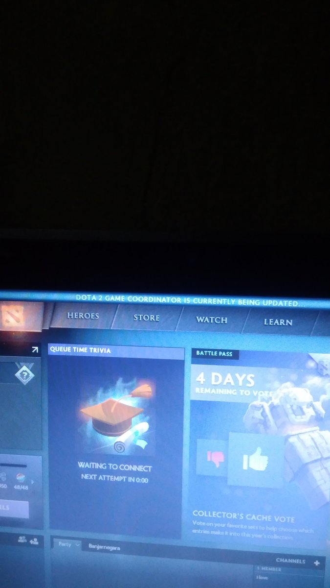 endvy_'s tweet image. Ada yg beginian terus ?

Koneksi gw atau emang Dota yg lagi down ???

#seventwotwo #dota2