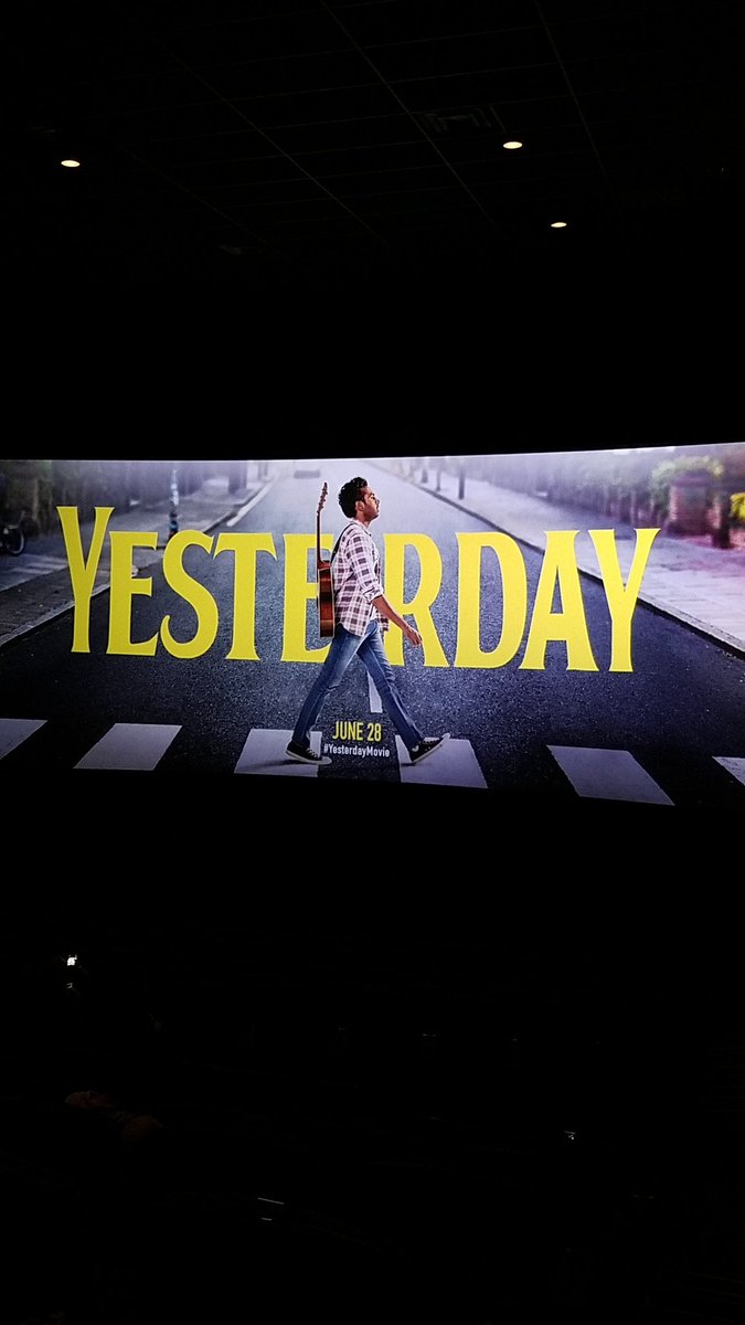 harkangel0's tweet photo. Here to see advance screening of this movie. Thanks #universal #YesterdayMovie #YesterdayDFW https://t.co/Rj4cncS19u