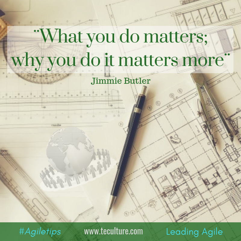 Agile_TE's tweet photo. Agile Tips!!
“What you do matters; why you do it matters more.”
Jimmie Butler
#transformationexperts #agiletips #wednesdaymotivation #perfection #success #leadership #effective #teams https://t.co/UuLcV9QIQD