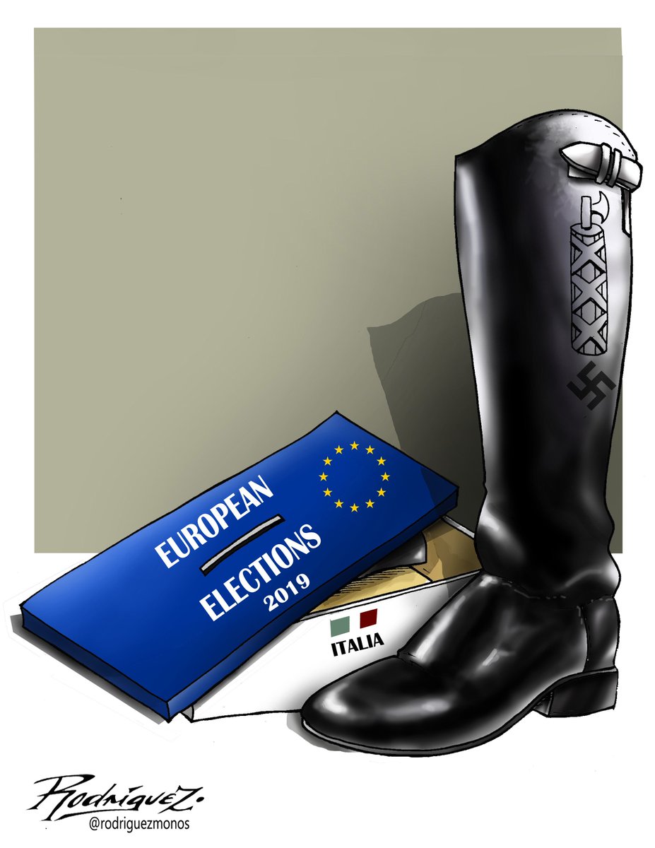 'New Boots'
#EuropeanElection2019 #EuropeanParliament #Italy #MatteoSalvini #FarRight #EUelections #Fascism