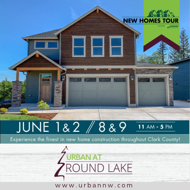 The 2019 New Homes Tour is THIS weekend! Come visit us in Camas at our brand new Urban at Round Lake community for snacks, refreshments, and a tour of our Pioneer model home. Go to hubs.ly/H0j4jqR0 to find out how to participate! 🏡