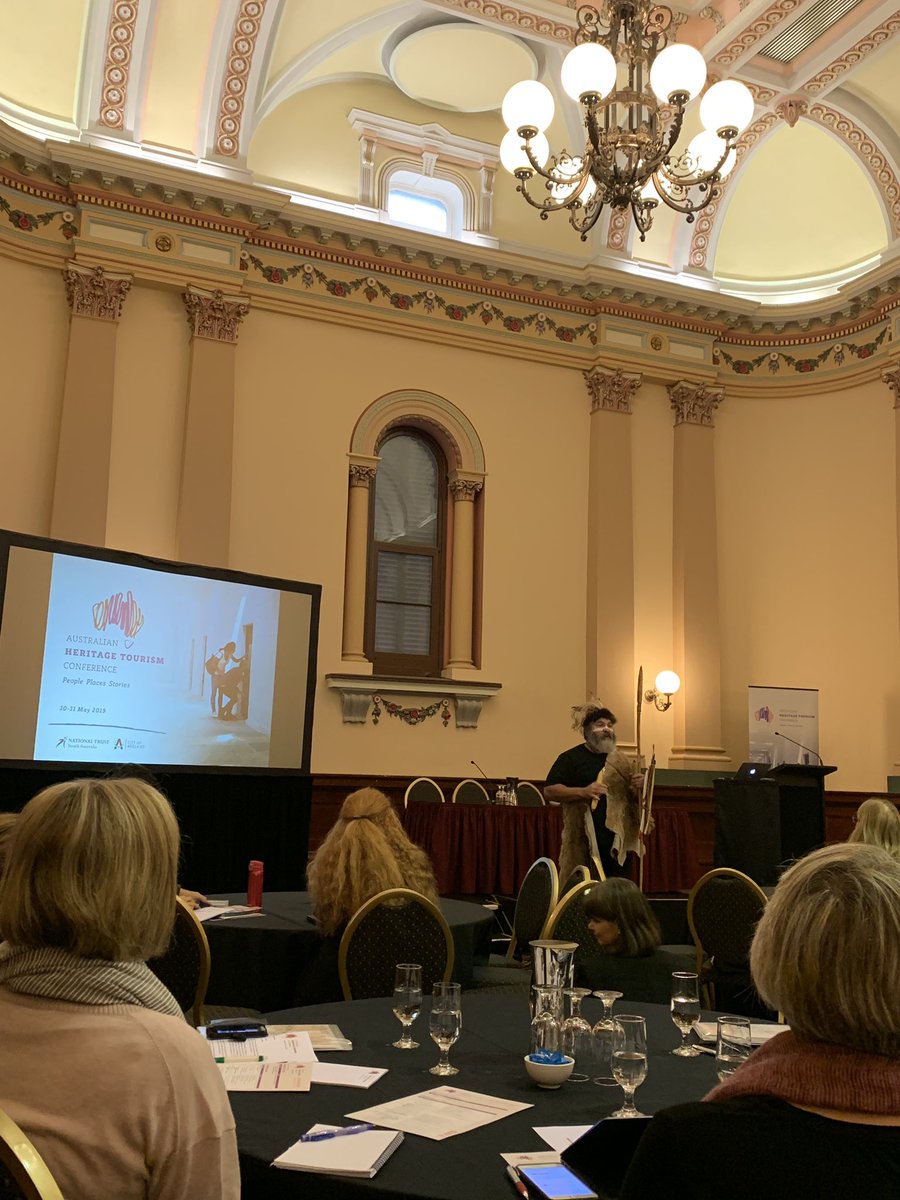A fantastic welcome to the first Australian Heritage Tourism Conference. Looking forward to two days of #heritage and #tourism at the beautiful #Adelaide Town Hall #AHTC2019