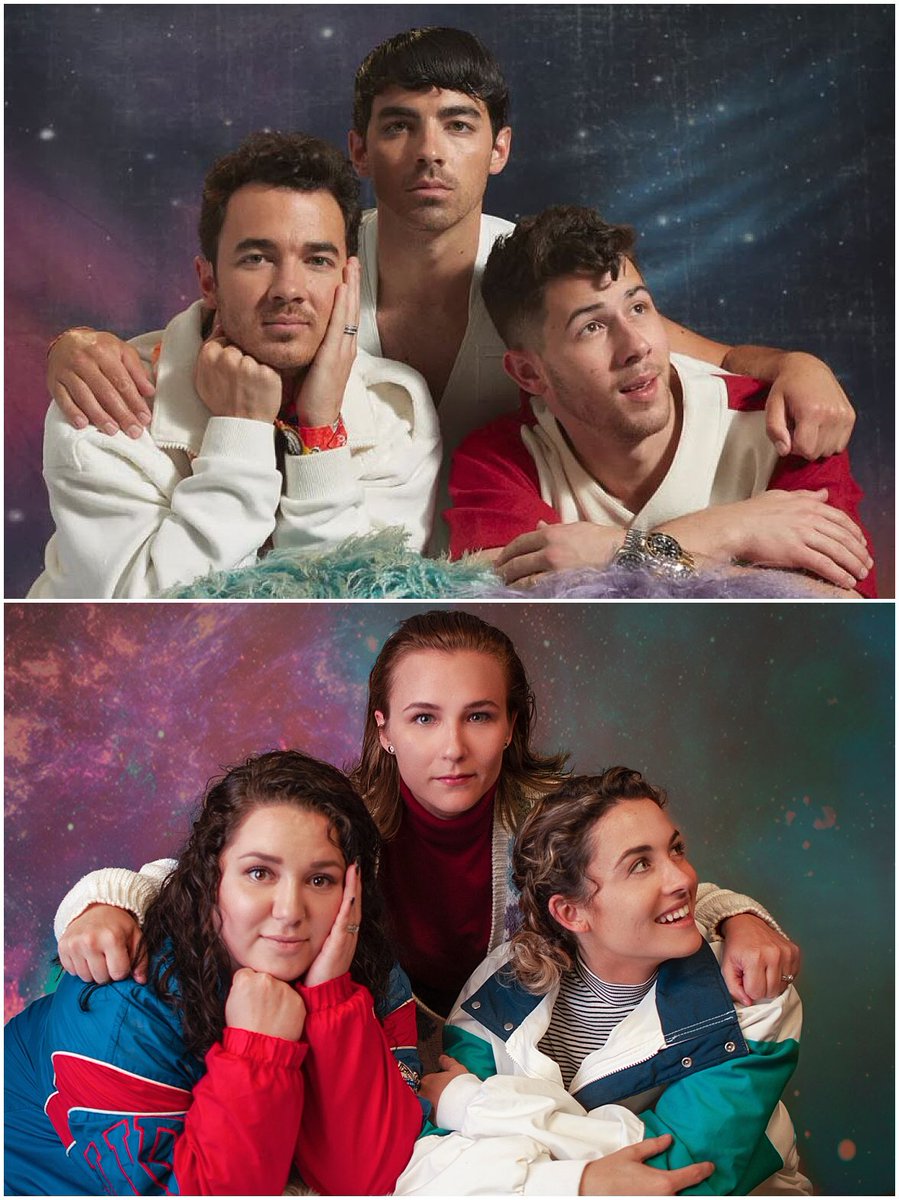 AmberWanser's tweet photo. The Clo Bros. A thread.
.
.
@jonasbrothers @joejonas @nickjonas @kevinjonas #PAPERpictureday https://t.co/5L3nFezsHC