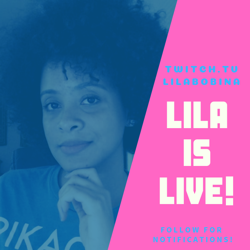 Last stream before #Quirkcon !!!! Lets talk about this meet up doe... still raising money for the babies !StJude  #BlackGirlsGame #Twitch #CharityStreams
twitch.tv/lilabobina