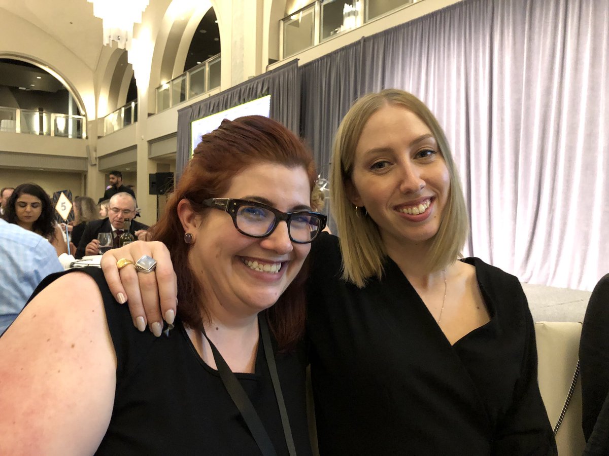 APEXLinda's tweet photo. Our lovely @IABCToronto volunteer @kathrynboland @IABCToronto #ovations19 https://t.co/xVgRdrZwWD