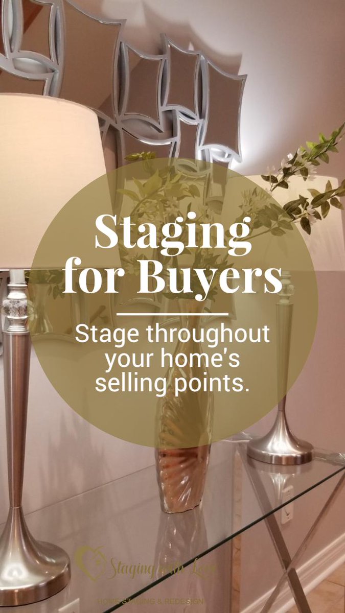 Focus on the key areas that will highlight your home's selling points.

#sellingpoints #stagingforbuyers #homestagingtoronto #stagingwithlove
#stagingconsultant
