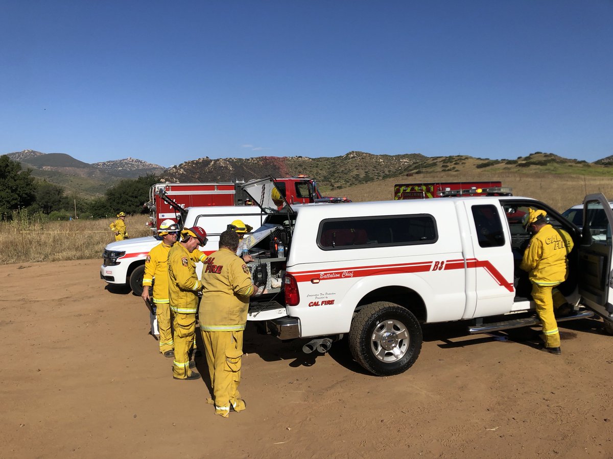 WarningWatch_SD's tweet photo. #94Fire [update] Per the IC the forward rate of spread has been stopped on all 3 fires. https://t.co/P90397dsdG

— CAL FIRE/SAN DIEGO COUNTY FIRE (CALFIRESANDIEGO) May 30, 2019

SDCaltrans