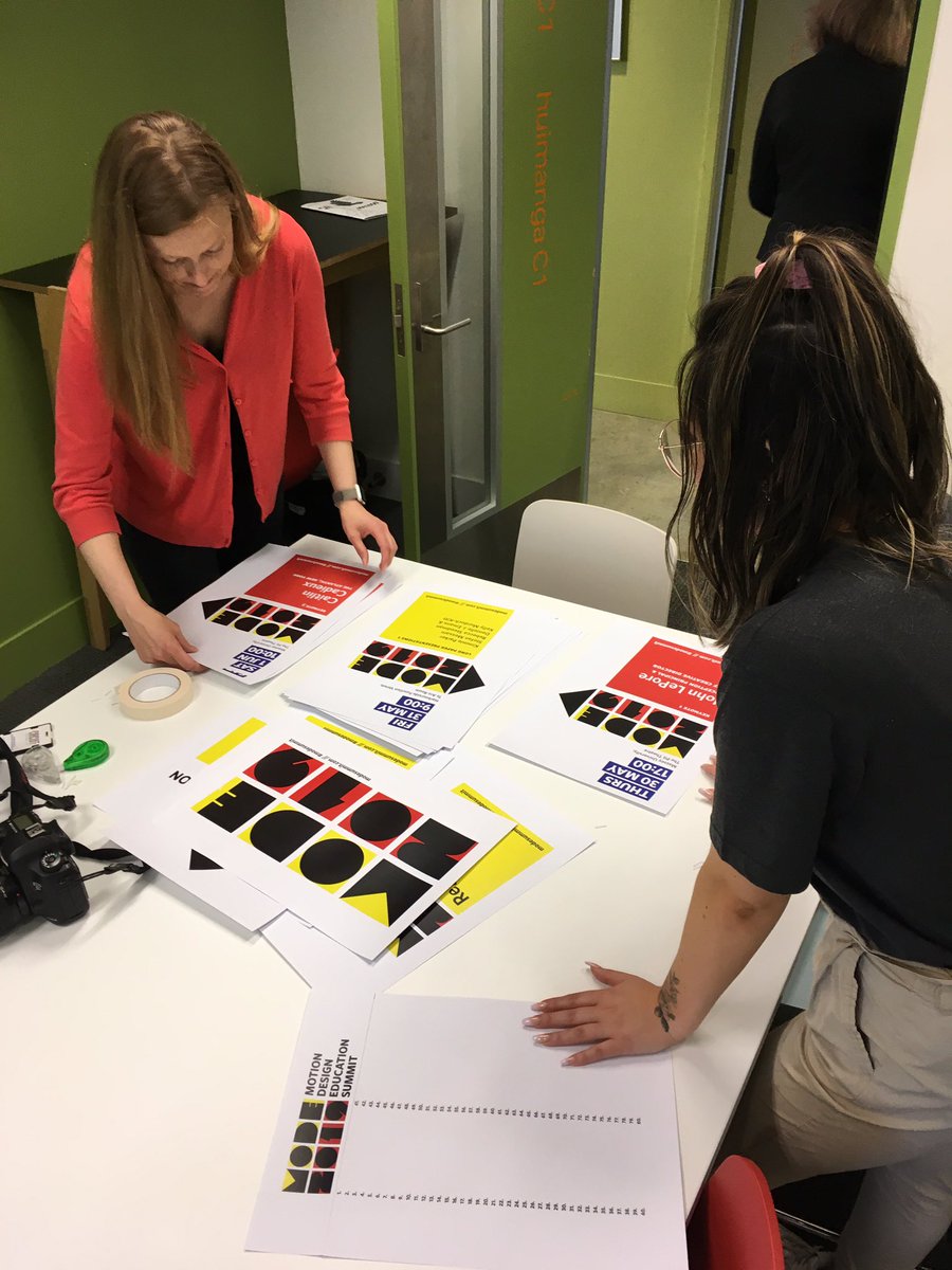 modesummit's tweet image. Getting ready for day one! @coca_massey has a beautiful building. See you soon attendees! 
#modesummit #motion #motiondesign #animation #cocamassey