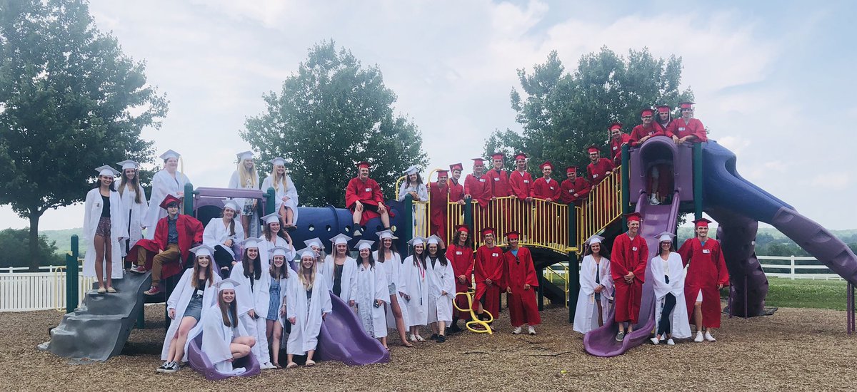 OwenJRobertsFC's tweet photo. Senior Walk 2019-Congratulations and best wishes to our former French Creekers! ❤️#WhatMakesFCSpecial @OJRSD @OJRHS https://t.co/lKrNOMQsqO
