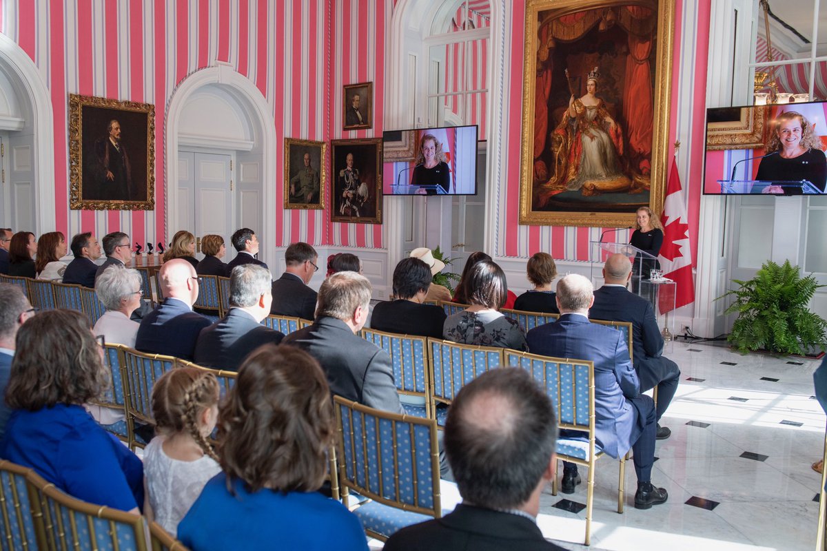 GGCanada's tweet photo. The Governor General’s Innovation Awards celebrate the power of the quest for knowledge and the desire to make a difference in our society by inventing, changing, and improving.
Meet the 6 new recipients of this award: https://t.co/5J7zJ2TlvI
@GGInnovation #GGinnovation https://t.co/GygcuwZAhI