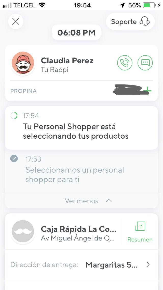 MagaliBoysselle's tweet photo. Grandioso el servicio de @RappiMexico 
La hora estimada de entrega, las 6:08 pm 
La personal shopper está comprando 10 productos en la caja rápida de la comer desde hace dos horas. 
Le llamo y dice: “si, es que tengo muchos pedidos, pero si gusta cancele” #PesimoServicio 19:54hrs https://t.co/G9QRthAD77