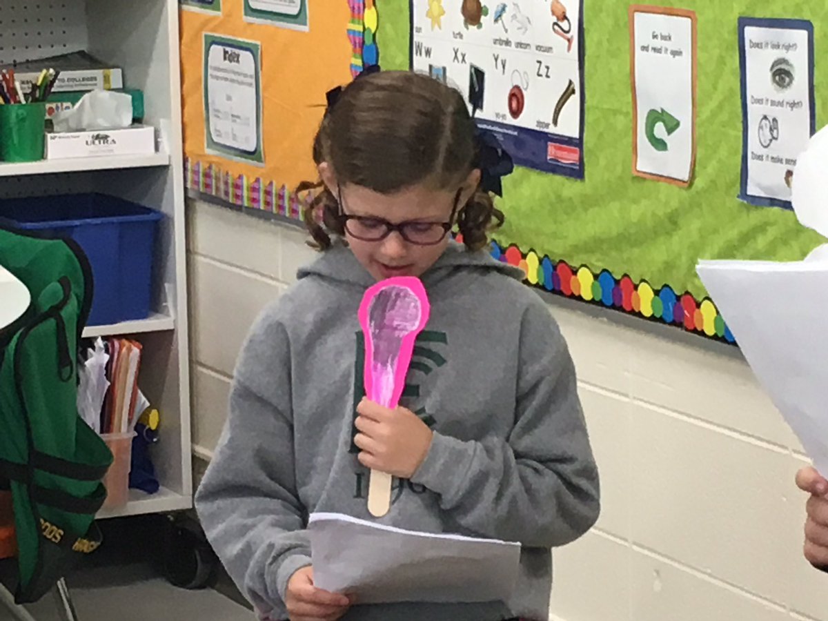 1P acting out the folktale, How Grandmother Spider Stole the Sun! A great year of learning in Team Read! <a href="/MrsVpeirce/">Victoria Peirce</a> #cherokeeinspires #FindingJoy67