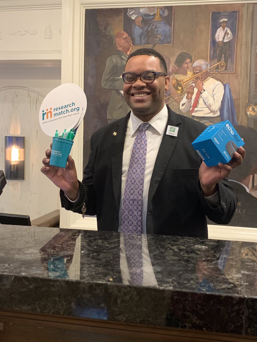The winner of the Amazon Eco was Robert of <a href="/holidayinn/">Holiday Inn by IHG</a> Robert not only provided the ResearchMatch Team great customer service but also came out to learn about ResearchMatch New Orleans! #GetMatched  researchmatch.org