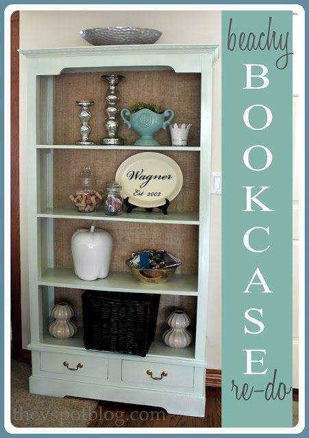 A plain thrift store bookcase gets a relaxed coastal transformation. The Beachy Bookcase Makeover is a favorite!

bit.ly/2CXogOM