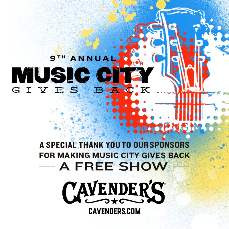 Free shows are the best shows! 

A huge thank you to sponsors like @Cavenders_  that make #MCGB19 possible 🙏🏼 Couldn't do it without y'all!