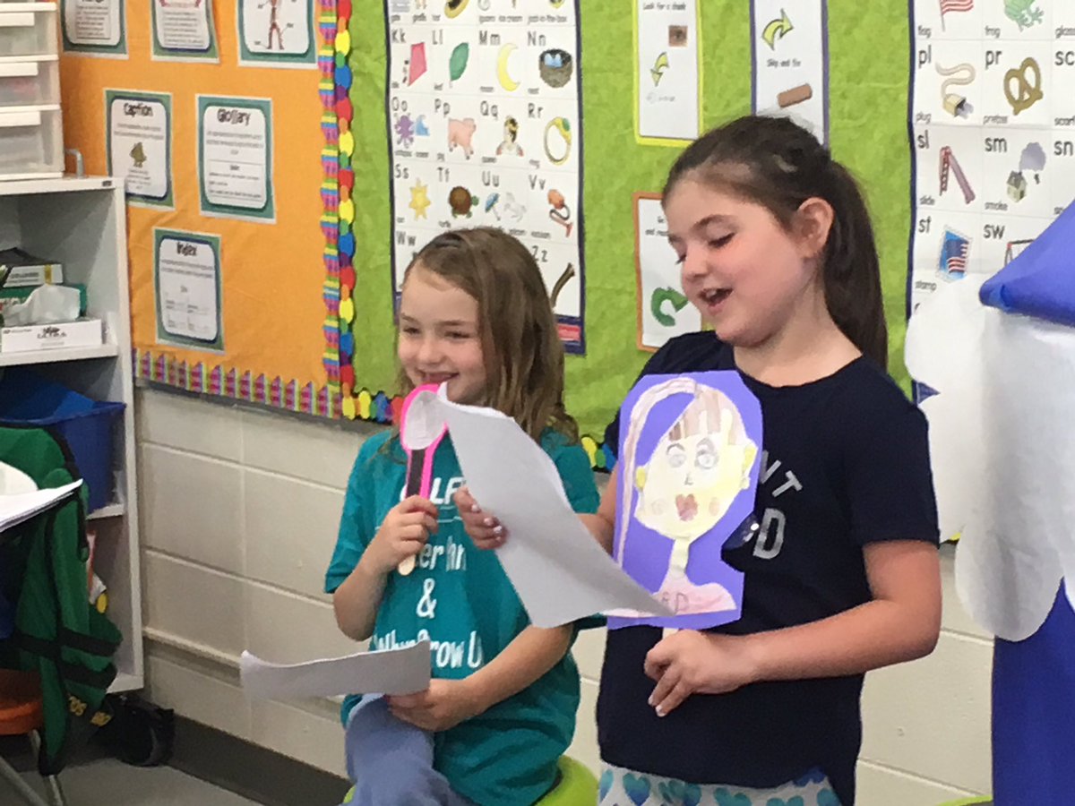 1st graders celebrating a great year in Team Read performing the realistic fiction story, Jessica Loves Soccer! <a href="/MrsVpeirce/">Victoria Peirce</a> #CherokeeInspires #FindingJoy67