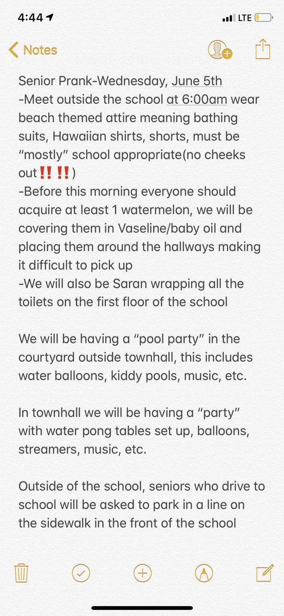 WHS Senior Prank 2019🤑🤑 tweet media