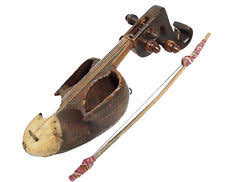 Two versions of Sarinda musical instruments often called as Sarangi. But played similarly with the bow.