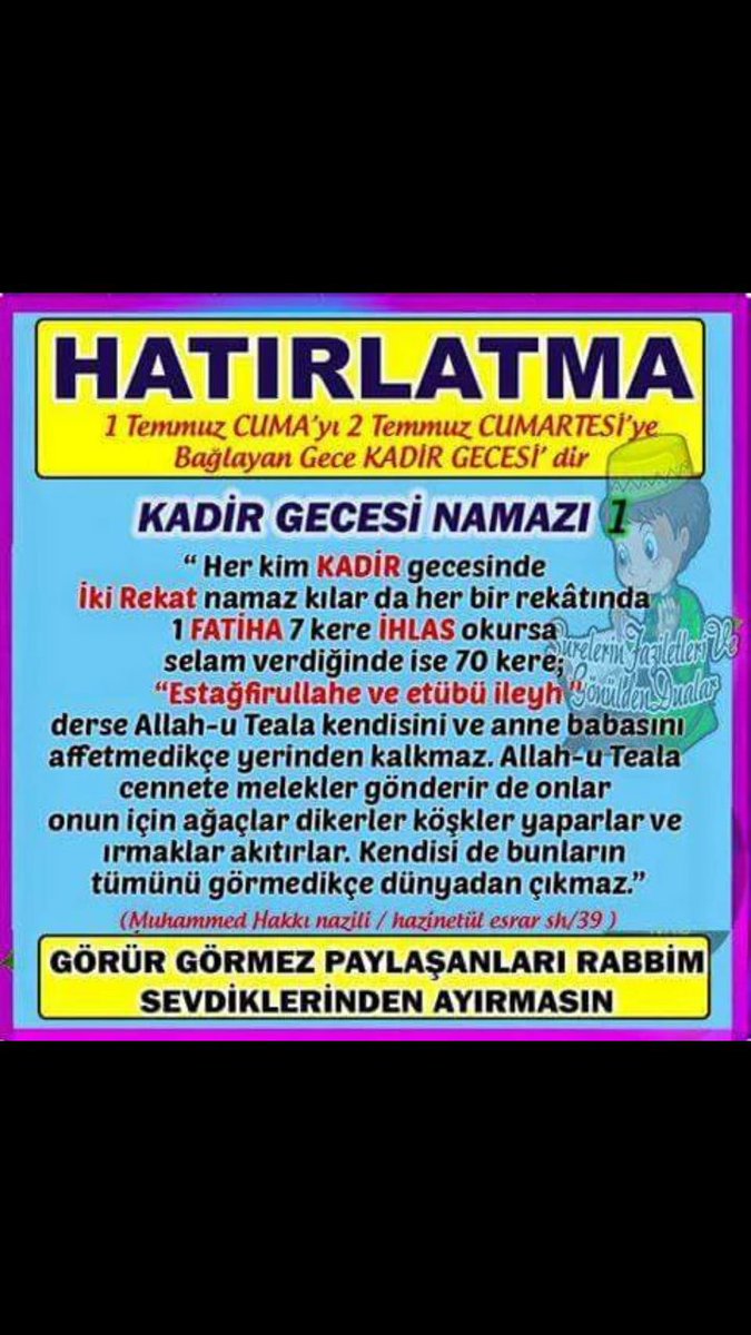 KadriCAM's tweet photo. Hatırlatma. https://t.co/WyLw7E4c2H