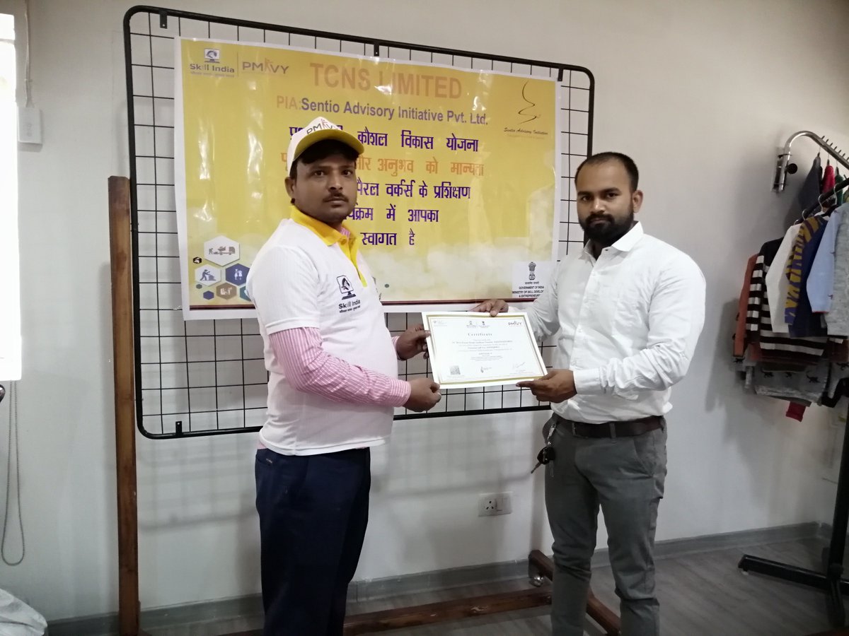 sentioadvisory's tweet photo. Live: RPL, Certificate Distribution Ceremony at TCNS Limited, Noida, Uttar Pradesh
@MSDESkillIndia @NSDCINDIA @ssc_amh @BJP4India @PMOIndia https://t.co/CqcRBHh27O