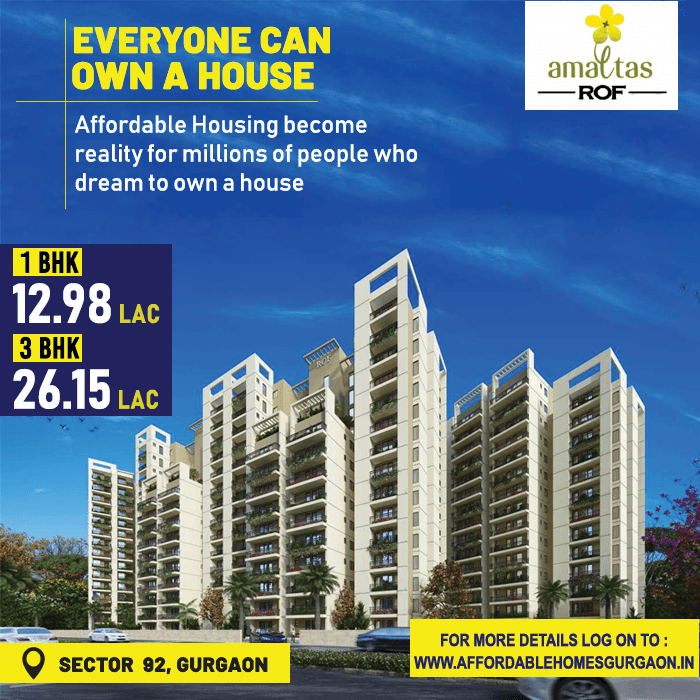 siemsaurabh's tweet photo. #ROFGroup again launch a new project at Sector 92 Gurgaon by the name #ROFAmaltas (Affordable residential project). offering flats of fully concrete in a modern, Offering 1 &amp; 3 BHK Apartments. 
More Details https://t.co/aFjPAAnCNh | Call 9250404173 https://t.co/24tbEgiwKu