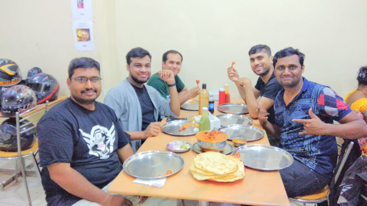 TheIndianRTC's tweet photo. #RTCPune road trippers went for a meetup last weekend and shared their #roadtripping stories over some delicious dinner. ๐
.
If you are looking to meet fellow #travellers from your city, join us for such #CityMeetups.๐
#Pune #Roadtrip https://t.co/bHNEWmiA5i
