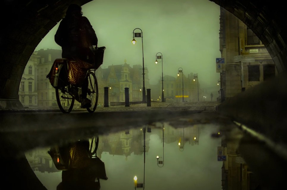 bodrum3535's tweet image. Belgium ,Ghent morning scenery , by Takeshi Ishizaki