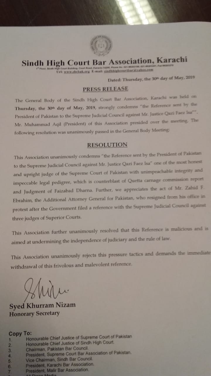 Basil Nabi Malik On Twitter Sindh High Court Bar Association