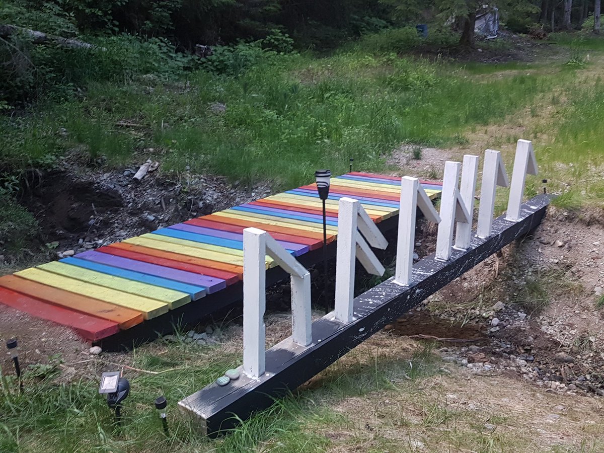 ValhallaFestBC's tweet photo. Our little rainbow bridge to Valhalla!
#terracevalhallafest #bifröst #valhallafest https://t.co/3XnTegvy4G