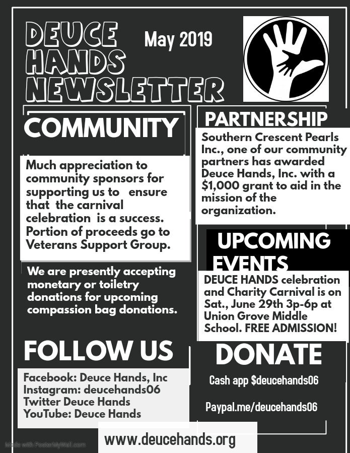 DeuceHands's tweet photo. May Newsletter update https://t.co/fSjR8yVWzf