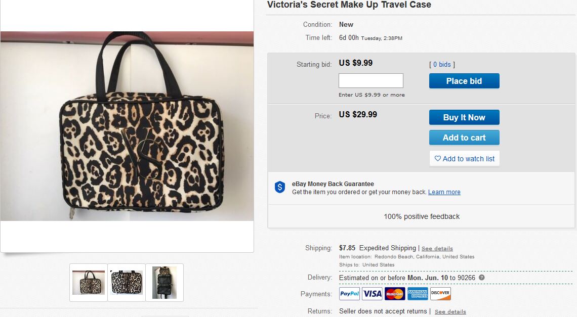 ChrisMFadden's tweet photo. ♥ #VictoriaSecret #travel and #makeup case on #ebay https://t.co/eI6qVm0uls https://t.co/pRozskb6xN