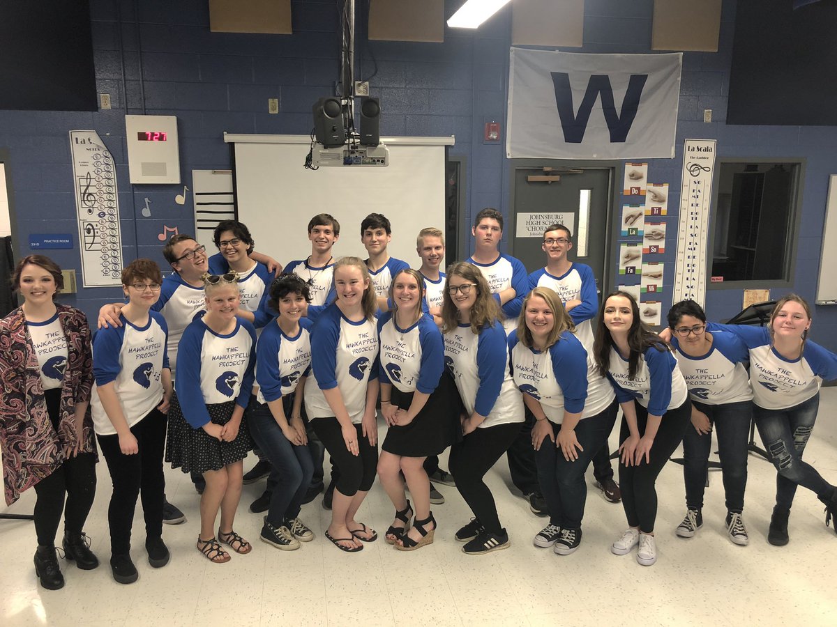 jhs_choir_'s tweet photo. Thank you to everyone who came out for the A Cappella Showcase! #HawkappellaProject https://t.co/bOBZvtNYn9