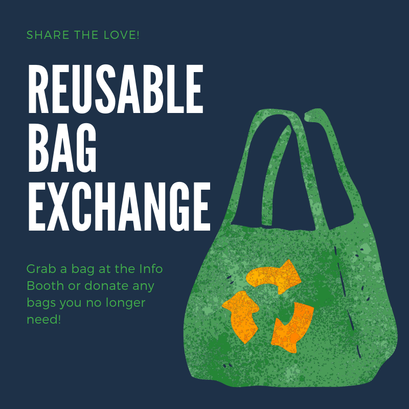 PDXsjfm's tweet image. Did you know that you can grab a free reusable bag at the Info Booth this season? Also, if you have any extra reusable bags in your closet that you’d like to donate, bring them to the market! #sharingiscaring #sustainability #farmersmarket